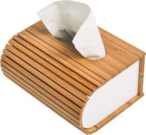 Boîtes de mouchoirs en bambou faites à la main du Vietnam écologiques et entièrement naturelles - Product Image 2