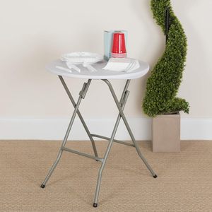 Mesa de Comedor Redonda Plegable de HDPE al por Mayor, Portátil, para Banquetes, Interior/Exterior, <span class=keywords><strong>Bistro</strong></span> - Product Image 1
