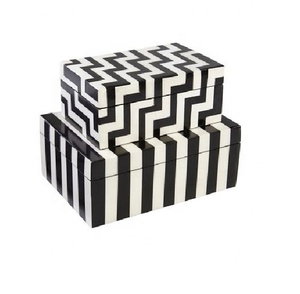 High Quality Handmade Love Design Model Wedding Christmas Party Gift Packaging Resin Inlay Box with Custom Logo/Resin Crafts - Product Image 1