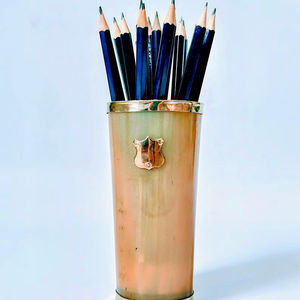 Porte-stylo en corne de buffle, alliant élégance et durabilité, parfait pour les stylos, décoration de bureau, haute qualité - Product Image 1