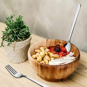 Juego de Cubiertos Clásico de Plata para Comer en Casa, Cubiertos de Acero Inoxidable Duraderos para Restaurantes, Cafeterías y Hoteles - Product Image 6