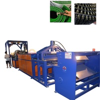 Machine automatique de fabrication de tapis et de nasses de dragage pour l'extraction d'or, avec matériaux PE/Polystyrène pour applications en barres et en film