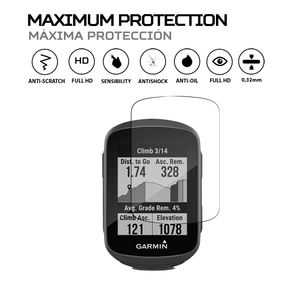 ANTISHOCK การ์มิน เอดจ์ 130 พลัสฟิล์มกันรอยหน้าจอ ฝาครอบป้องกันระดับพรีเมียมสำหรับคอมพิวเตอร์จักรยานของคุณ - Product Image 2