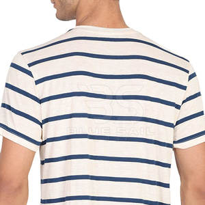 Camisetas de algodón 100% para hombre al por mayor, ropa informal transpirable cómoda con estampado de logotipo personalizado, camisetas de algodón clásicas para hombre - Product Image 5