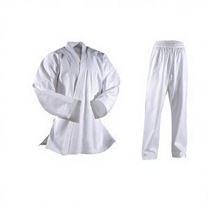 Uniformes de entrenamiento de Karate de algodón de alta calidad, ropa de artes marciales de Judo hecha a medida con logotipo bordado, servicio OEM disponible - Product Image 1