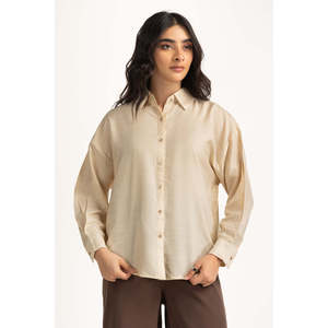 Camisas Casuales de Lino para Mujer, 100% Lino, Cuello Solapa, Corte Holgado, Talla XL, Ropa Casual para Primavera y Otoño - Product Image 2