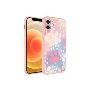 Coque en silicone rigide Netzy White SAFA Epoxy pour iPhone 12 compatible avec l'appareil photo, motif imprimé, offre une protection complète - Product Image 1