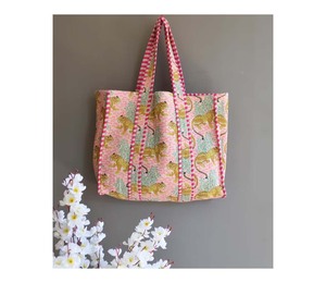 กระเป๋าช้อปปิ้งผ้า! กระเป๋าชายหาดสตรีแฮนด์เมดผ้าฝ้ายแท้สวยงาม, กระเป๋าเก็บชุดปาร์ตี้, กระเป๋าเดินทาง, - Product Image 1