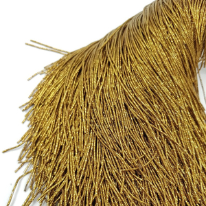 Haute Qualité Brun Doré Foncé Bullion Vérifier Purl Fil Meilleurs Fils À Coudre Léger Prix De Vente En Gros - Product Image 1