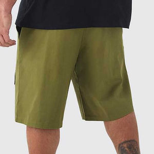 Short cargo léger en sergé de coton pour hommes avec fermeture à cordon de serrage Dernier design personnalisé Vente en gros Vêtements décontractés Motif solide - Product Image 2