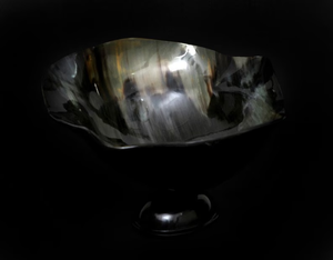 Cuenco de cuerno de vaca original, plato pulido para frutas o verduras para cenar o fiestas para almacenar alimentos o servir con artesanía creciente - Product Image 1