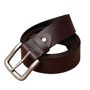 Haute qualité TEXLERA hommes véritable peau de vache en cuir ceinture décontractée alliage boucle ardillon motif géométrique 3.4cm largeur meilleur prix - Product Image 6