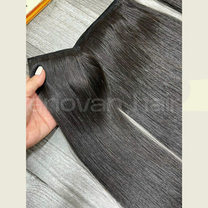 Longueur personnalisée CLIP IN Extensions de cheveux vietnamiens Humain vierge brillant droit Double dessiné extrémités épaisses approvisionnement direct d'usine - Product Image 4