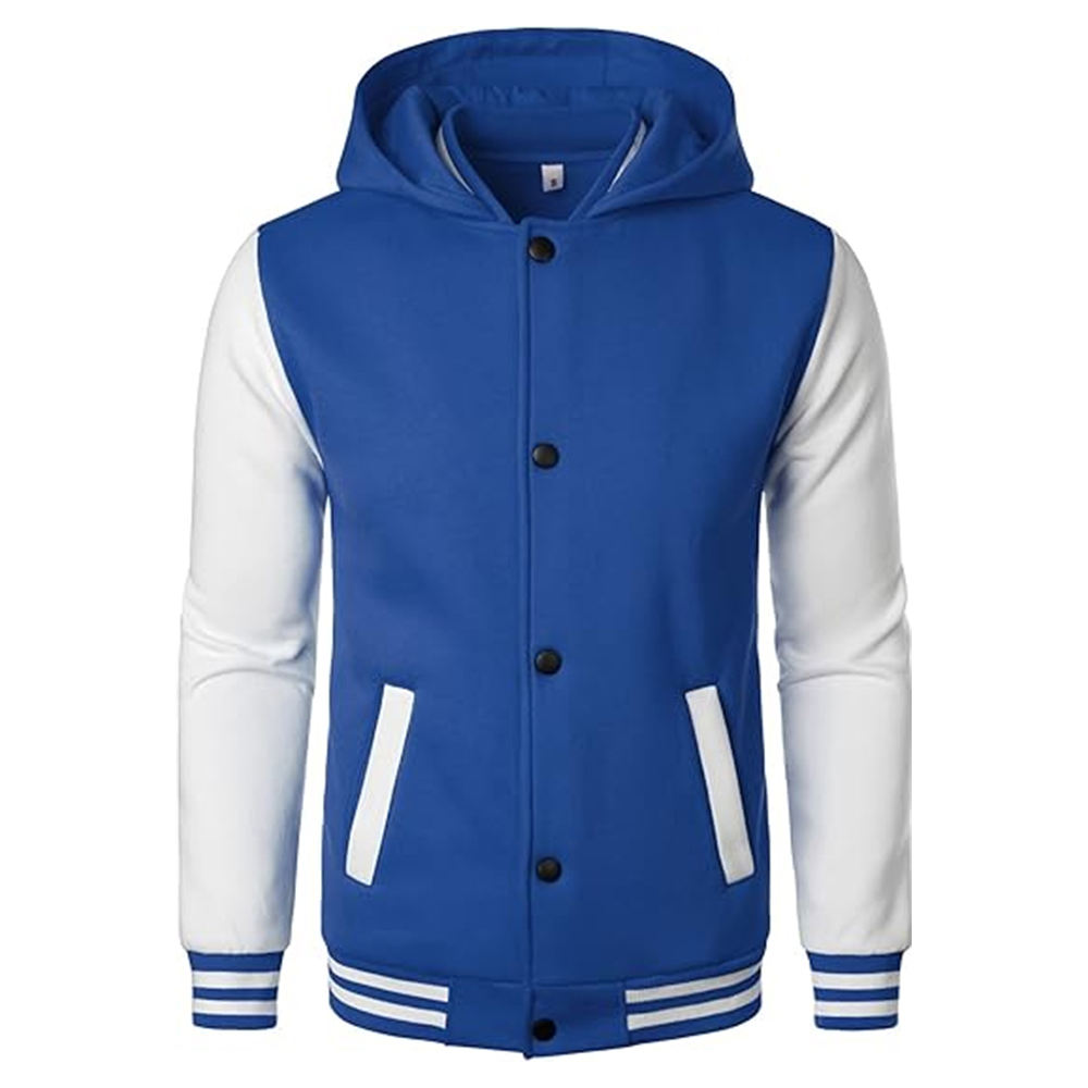 Shop High-Quality Sky Blue Varsity Jackets for Men Women