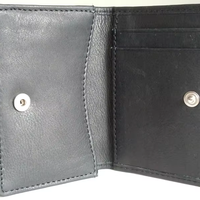 Dompet Pria Kulit Asli Retro Minimalis, Ritsleting, Panjang Tipis, Tahan Air, Motif Bunga, Jendela ID, Tempat Uang Tunai, Kartu Kredit, Modis