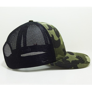 Casquettes de camionneur ODM personnalisées avec bande intérieure, logo tissé, casquettes camouflage, casquettes de chasse, fabricant de chapeaux en Indonésie, activité de plein air, gorras - Product Image 3