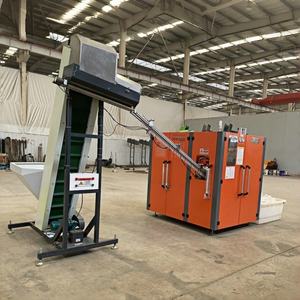 Machine de soufflage inversé à changement rapide de moule, bouteilles personnalisables en PET pour lotions et shampoings, 200 ml à 900 ml, PLC, 2 cavités - Product Image 1