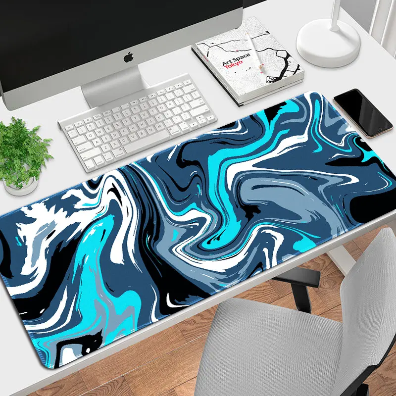 Hot Selling Abstract Fluid Pattern Mouse Pad Various Sizes Can Be Printed LOGO RGB Gaming Mouse Pad