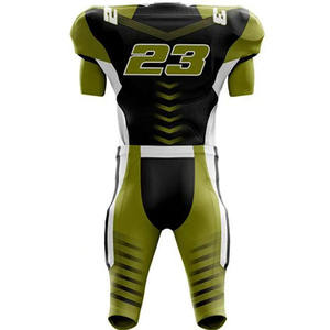 Uniforme de Fútbol Americano Sublimado Personalizado al por Mayor, Transpirable, Todas las Tallas, Precio Bajo, Nuevo Diseño Más Vendido, Servicio OEM - Product Image 3