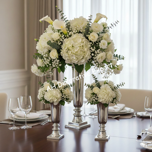 Modernos Jarrones de Metal para Arreglos Florales, Jarrones Decorativos con Color Personalizado para el Hogar, Bodas y Eventos - Product Image 6