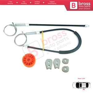 Kit de réparation de lève-vitre électrique arrière gauche BWR679 pour 307 3B 2003-2009 Cabriolet 2 portes 922393 - Product Image 4