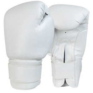 Guantes de boxeo de cuero de diseño personalizado de alta calidad Equipo de entrenamiento profesional con MOQ bajo - Product Image 1