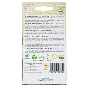 Semillas de Calabaza Decorativas Little Indian para Halloween, Mezcla de Semillas de Calabaza Coloridas y con Formas Variadas, 2g, Varias Colecciones de Calabazas - Product Image 2