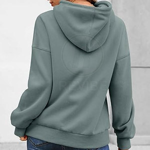 Hoodies oversize pour femmes, style tendance, tissu doux, nouveau design, faible MOQ - Product Image 4