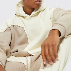 Ensemble de survêtements deux pièces surdimensionné à capuche pour hommes vente en gros prix de nouveaux survêtements d'hiver avec logo personnalisé pour hommes - Product Image 6