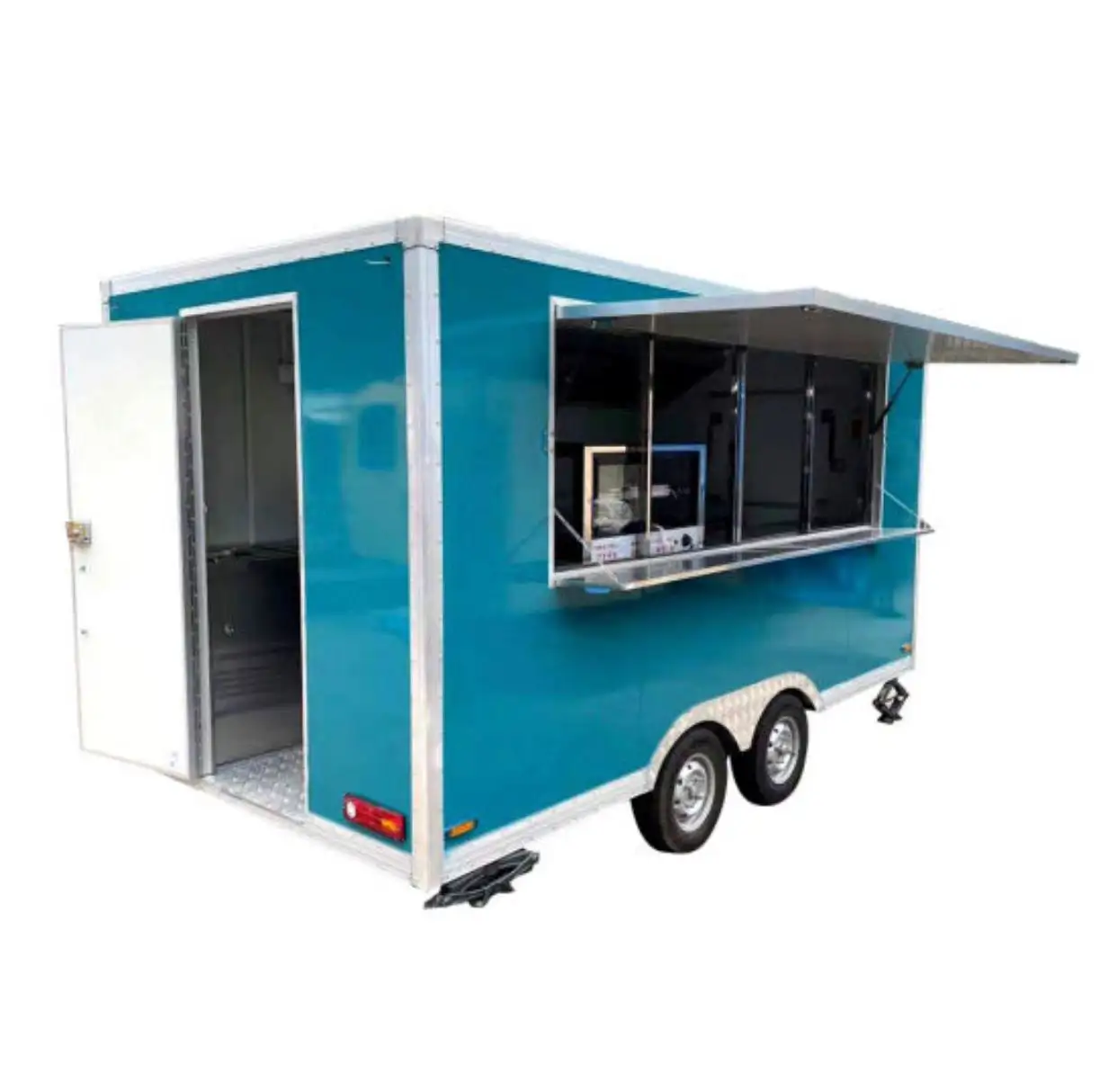 L'acquisto di cibo Mobile camion/strada Mobile cibo rimorchio carrello con CE certificata Catering rimorchi per la vendita