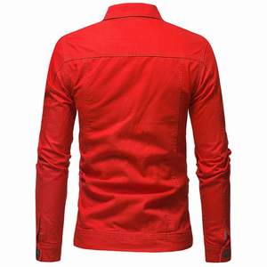 Jeans noirs en gros Denim homme vestes de haute qualité vestes délavé à l'acide surdimensionné Jean veste pour hommes conception Denim vêtements réguliers - Product Image 4