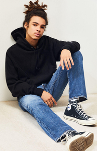 Sweat à capuche d'hiver personnalisable en molleton 100 % coton pour homme, coupe oversize avec épaules tombantes et poche, vente en gros - Product Image 3