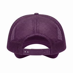 Custom <b>Purple</b> Mesh Trucker <b>Hat</b> Silk Screen Print Cap Wholesale Custom Logo High Quality OEM ODM Low MOQ 6 Panel Unisex Outdoor - Product Image 3