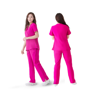 Tenues médicales en polyester 165 GSM, légères, uniformes d'hôpital pour le personnel infirmier, vêtements de travail quotidiens - Product Image 4