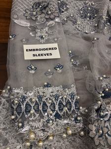 Lehenga-vestido bordado de la India paquistaní, con trabajo manual pesado con secuencia, oferta, 2023 - Product Image 3