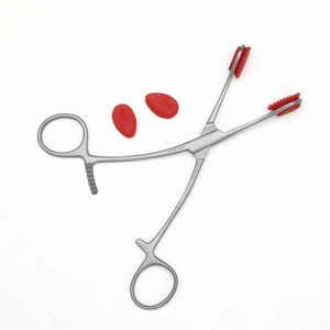 Porte-aiguille à poignée antidérapante Porte-aiguille de chirurgie vétérinaire Instrument chirurgical de qualité supérieure Pince à pince droite Procédures - Product Image 3