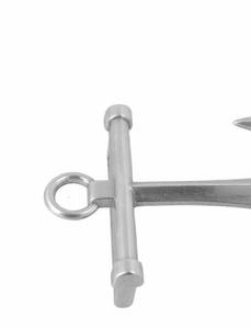 Crochet d'ancrage en aluminium Fermoir pour bracelet Connecteur pour la fabrication de bijoux Fournitures de bricolage Ancre marine Pendentif à breloque nautique - Product Image 4