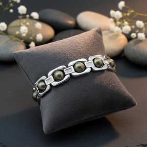 Pulsera de Piedras de Pirita Natural para Hombre y Mujer, Bola de Cristal Natural, Amuleto de Riqueza y Prosperidad, Regalo - Product Image 2