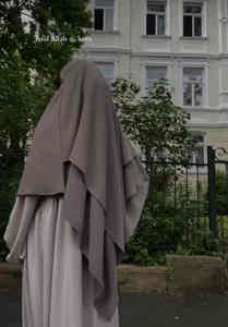 ฮิมาร์ธีบ/ทอว์เบสำหรับผู้หญิงมุสลิมที่มีคุณภาพสูงผูกติดด้านหลังเหนือศรีษะสำหรับสวดมนต์ฤดูใบไม้ผลิสำหรับผู้ใหญ่ - Product Image 3