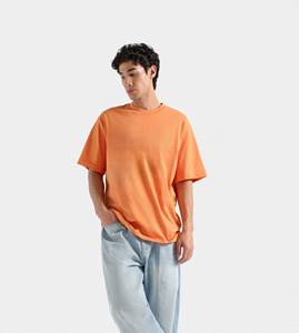 Camiseta lisa y cómoda de buena calidad con cuello redondo para hombre, ropa deportiva de manga corta, ropa deportiva, camiseta de gran tamaño para hombre, camiseta de calle - Product Image 4