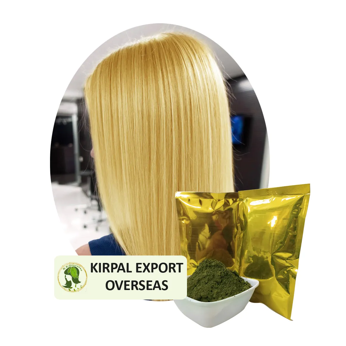 Honey, Gold, & Butly Toned Pirang Rambut Herbal Golden Pirang Glossy Salon Warna Rambut Tersedia untuk Semua Jenis Kulit