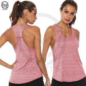 Haute qualité femmes Muscle débardeurs Gym coupe régulière légèrement recadrée léger femmes haut court coton respirant débardeurs - Product Image 4