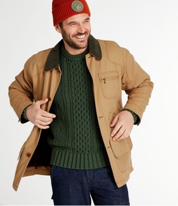 Men Canvas Work wear <b>Jacket</b> Heavy-Duty Cotton Canvas <b>Zip</b> <b>up</b> <b>Jacket</b> with Corduroy Collar Chest Pocket - Product Image 1