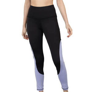 Leggings de yoga pour femmes à taille haute, prix imbattable, imprimés personnalisés, motif uni, fermeture élastique, logo personnalisé, respirant, séchage rapide - Product Image 1