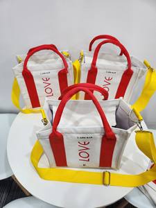 LISTO PARA ENVIAR MEJOR PRECIO DE DESCUENTO COMPRAS ECOLÓGICAS BOLSA DE LONA MULTICOLOR QUE PRODUCE DIRECTAMENTE DE VIET NAM - Product Image 5