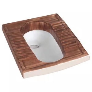 Orissa Pan Color Blanco Barato WC Blanco Sartén en cuclillas Inodoro Moderno Estampado único Cerámica Porcelana Sartén en cuclillas para Baño - Product Image 6