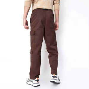 Pantalones Cargo de Lona Ligeros y Modernos para Hombre, Corte Ajustado, Cómodos y Casuales con Cordones - Product Image 2