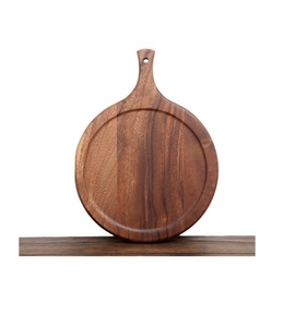 Stylish TQC Model 7142 Disposable Pizza Stand Server Set Pizza Peel Trending Pizza <b>Pan</b> Wooden <b>Handle</b> Handmade Low Price - Product Image 4