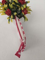 Pochette à monnaie florale de luxe faite à la main en Inde |   Portefeuille matelassé à imprimé blocs avec fermeture éclair |   Écologique, compact, portable, pour les voyages