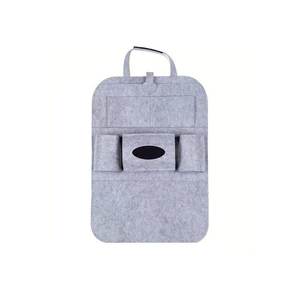 Organisateur de siège auto Myrva en feutre, sac de rangement pour siège arrière avec poches pour accessoires intérieurs de véhicule - Product Image 1